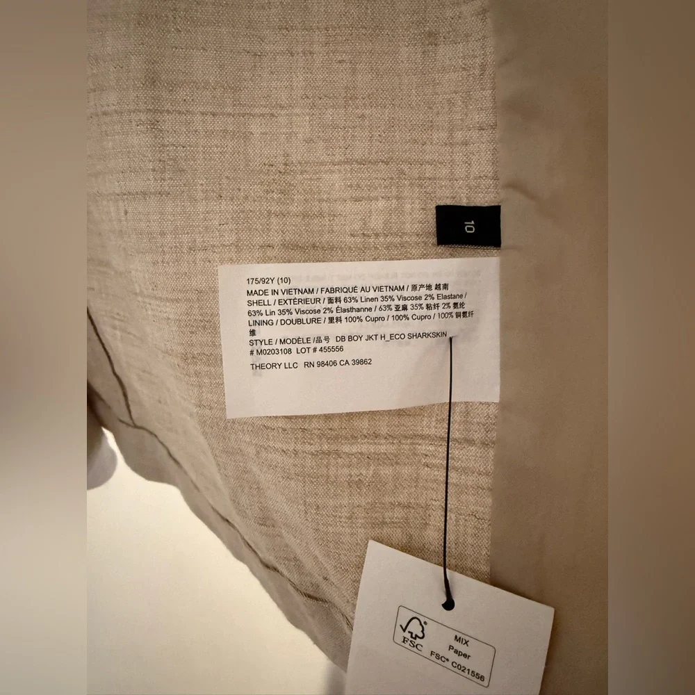 Theory 2 pieces Double Breasted Boy Jacket and bottoms - Picture 7 of 16